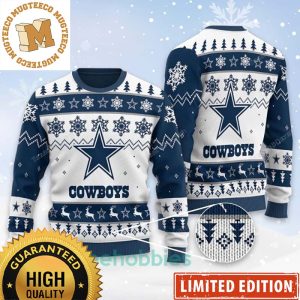 Dallas Cowboys NFL Signature Logo Ugly Christmas Sweater