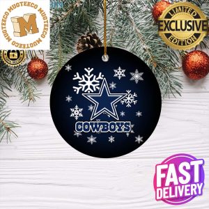 Dallas Cowboys NFL Xmas Gifts Merry Christmas Tree Decorations Ornament