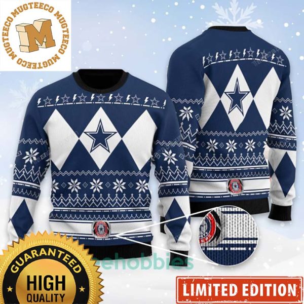 Dallas Cowboys Symbol NFL Knitted Ugly Christmas Sweater