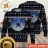 Dallas Cowboys Vintage Snowflakes Blue 2023 Holiday Ugly Christmas Sweater