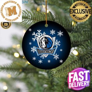 Dallas Mavericks NBA Xmas Gifts Merry Christmas Tree Decorations Ornament