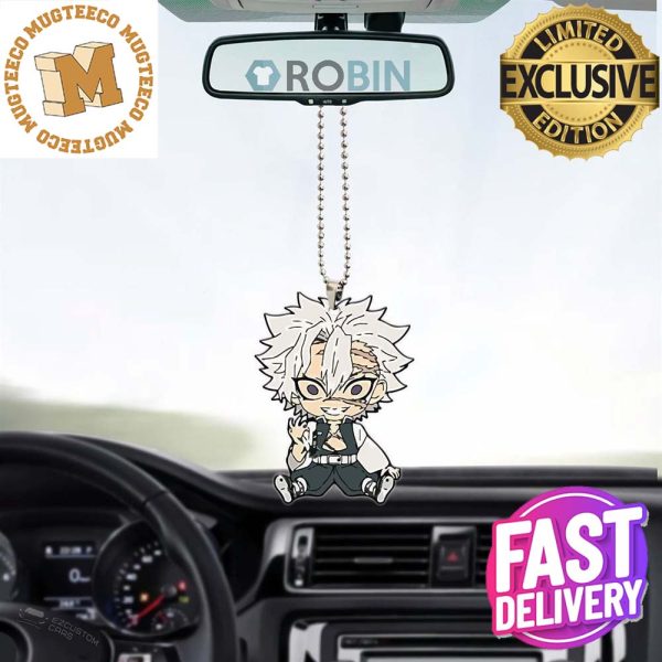 Demon Slayer Sanemi Shinazugawa Xmas Gifts Car Decorations Ornament