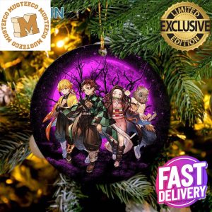 Demon Slayer Team Pink Moonlight Xmas Anime Gifts Christmas Decorations Ornament