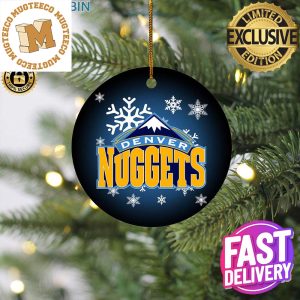 Denver Nuggets NBA Xmas Gifts Merry Christmas Decorations Ornament