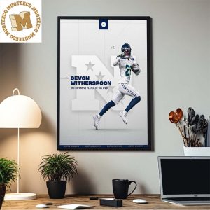 Devon Witherspoon Seattle Seahawks NFC Defensive Player Of The Week Home Decor Poster Canvas
