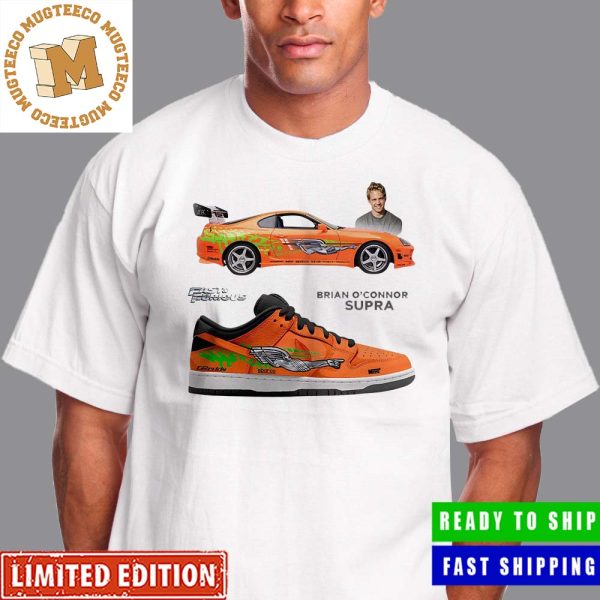 Fast And Furious x Nike Dunk Low Brian O’ Connor Supra Sneaker Unisex T-Shirt