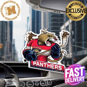 Florida Panthers NHL Mascot Personalized Christmas Car Decorations Ornament