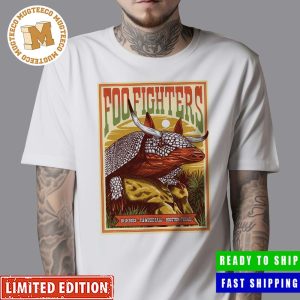 Foo Fighters Houston Let’s Rock At 713 Music Hall On Oct 10th 2023 Poster Unisex T-Shirt