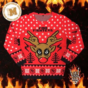 Foo Fighters Rock Reindeer The Foos FooDolph Ugly Christmas Sweater