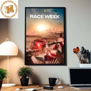 Formula 1 Ferrari Team Race Week Qatar Grand Prix Home Decor Poster Canvas