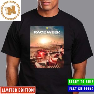 Formula 1 Ferrari Team Race Week Qatar Grand Prix Poster Classic T-Shirt