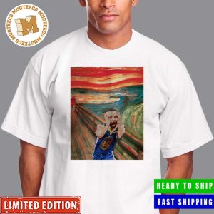 Funny Stephen Curry The Scream Art Scream Curry Poster Essentials T-Shirt