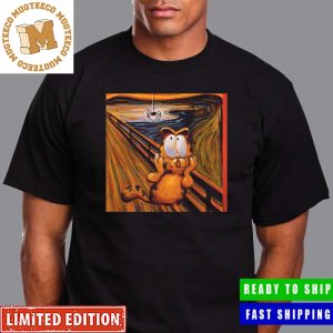 Garfield The Scream Art Spooky Month Is Here Unisex T-Shirt