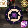 Gengar And Clefable Cute Pokemon Love You To The Moon And Back Galaxy Xmas Gifts Christmas Decorations Ornament