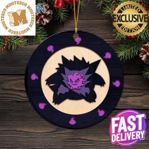 Gengar Evolution Pokemon Ghost Holiday Gifts Christmas Decorations Ornament