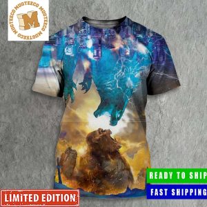 Godzilla Vs Kong The Hunted Exclusive Poster All Over Print Shirt