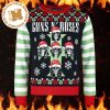 Guns N Roses Classic Big Logo Mustard Ugly Christmas Sweater