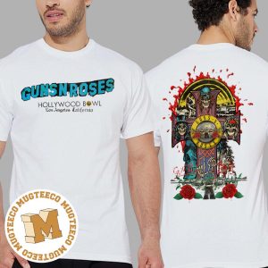 Guns N Roses Hollywood Bowl Los Angeles California November 1st And 2nd Two Sides Print Unisex T-Shirt