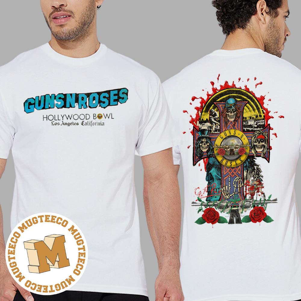 Guns N Roses Hollywood Bowl Los Angeles California November 1st And 2nd Two  Sides Print Unisex T-Shirt - Mugteeco