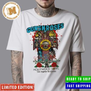 Guns N Roses Hollywood Bowl Los Angeles California November 2023 Vintage T-Shirt