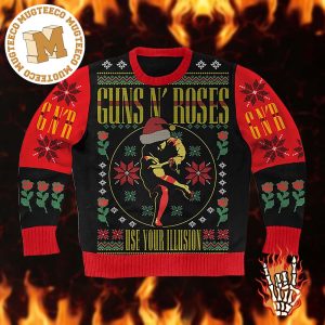 Guns N Roses Use Your Illusion Album 2023 Ugly Christmas Sweater