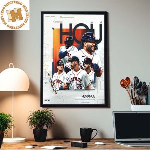 Houston Astros Are Inevitable Advances To Their 7th Straight ALCS Ready 2 Reign Home Decor Poster Canvas