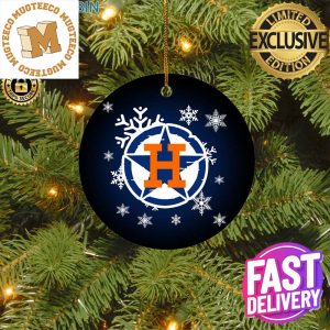 Houston Astros MLB Personalized Holiday 2023 Merry Christmas Decorations Ornament