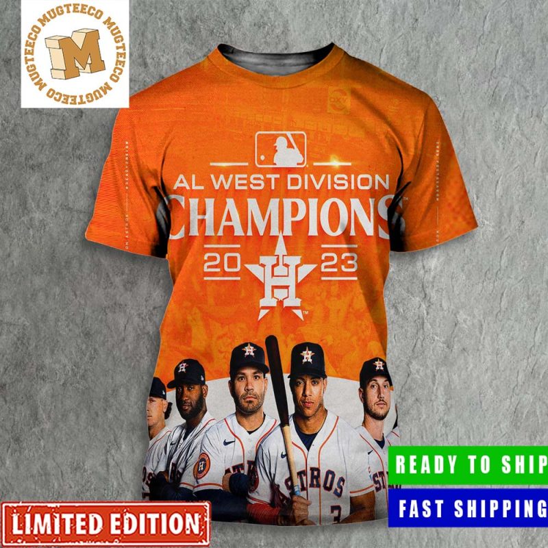 3D All Over Printed Houston Astros 2023 AL West Division Champion Jersey  Shirt - Torunstyle