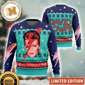 I Move The Star For No One David Bowie Ugly Christmas Sweater