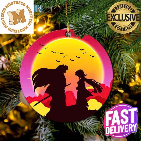 Inuyahsa Sunset Xmas Gifts Christmas Decorations Ornament