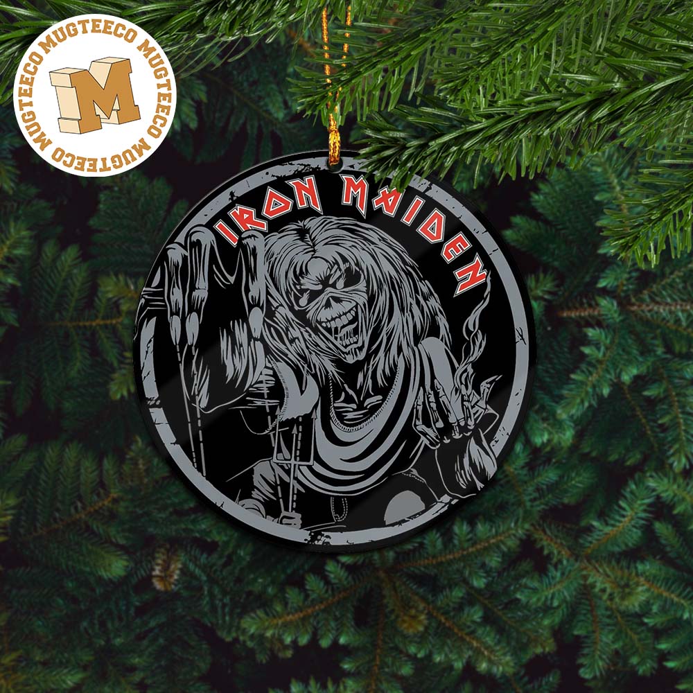 Iron Maiden Number Of The Beast Holiday Gifts Christmas Tree Ornament