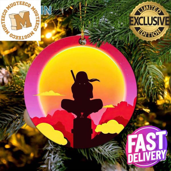 Itachi Naruto Moon Night Galaxy 2023 Xmas Holiday Gifts Christmas Decorations Ornament