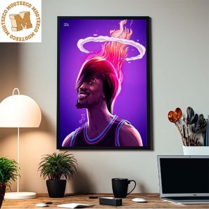 Jimmy Butler New Look At Media Day Miami Heat NBA Home Decor Poster Canvas
