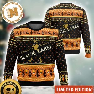 Johnnie Walker Black Label Ugly Christmas Sweater