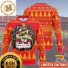 Kansas City Chiefs Sugar Skull Flower Ugly Christmas Ugly Sweater -Chiefs Christmas Sweater