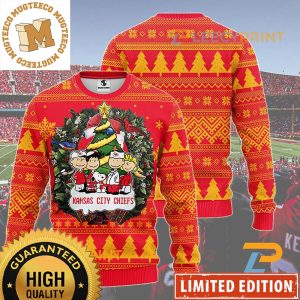 Kansas City Chiefs Snoopy The Peanuts Friends Ugly Sweater – Chiefs Christmas Sweater