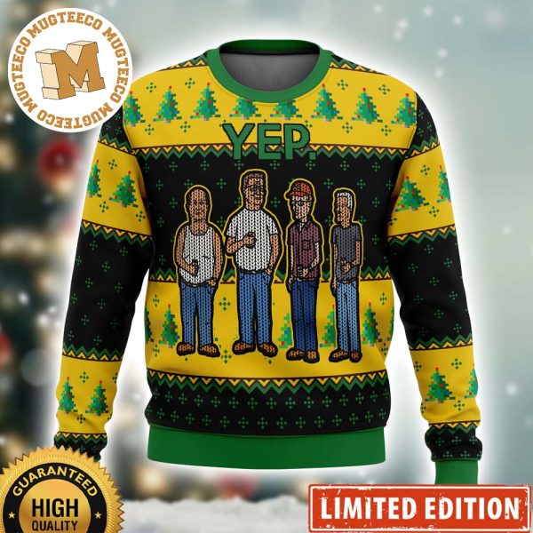 King of the Hill Yep Ugly Christmas Sweater