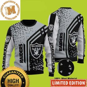 Las Vegas Raiders Christmas Vintage Wool Sweater Gift For Fan