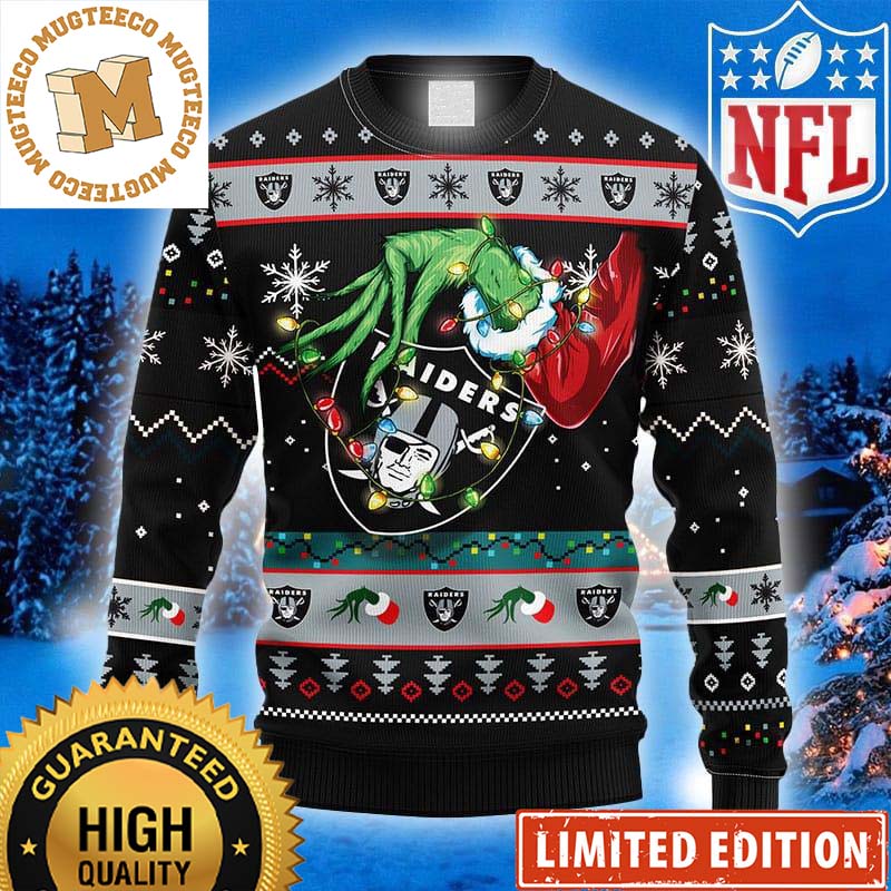 Las Vegas Raiders Football NFL Team 2023 Holiday Gifts Ugly Sweater  Christmas - Mugteeco