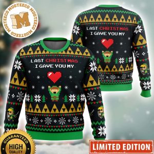 Link Last Christmas I Gave You My Heart Legend of Zelda Ugly Christmas Sweater
