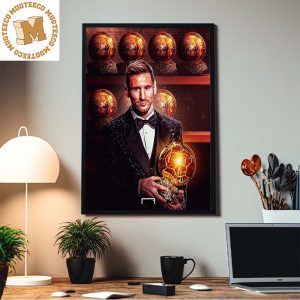 Lionel Messin Wins Eight Ballon D’Or Home Decor Poster Canvas