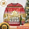 Lone Star Beer Big Logo 2023 Holiday Gifts Christmas Ugly Sweater