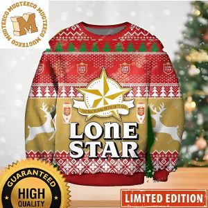 Lone Star Beer The National Beer Of Texas Ugly Christmas Sweater