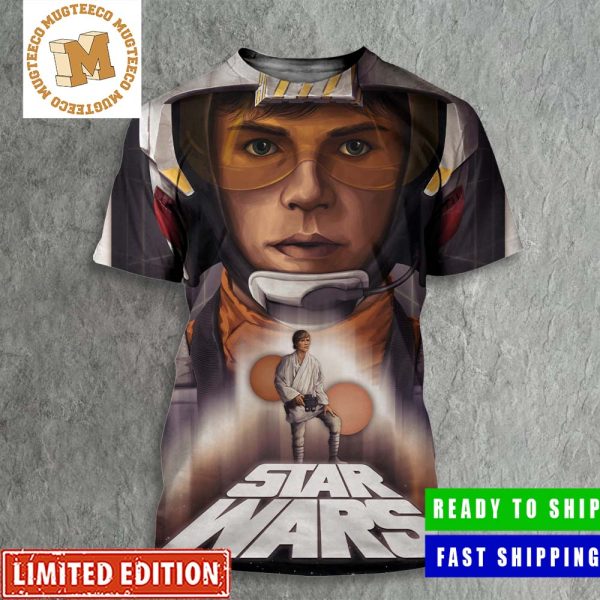 Luke Skywalker Star Wars Character Poster For A New Hope All Over Print Shirt