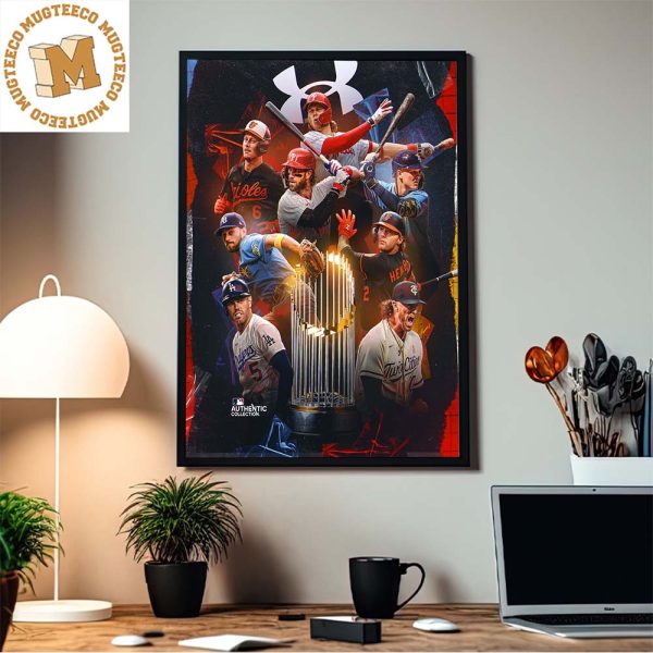 MLB The Under Armour Team Squad Is Headed Ito Post-season Play Home Decor Poster Canvas