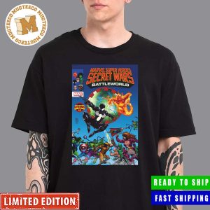 Marvel Super Heroes Secret Wars Battleworld Issue 1 Comic Cover Classic T-Shirt