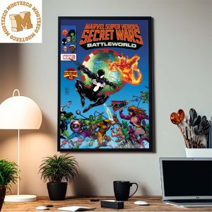 Marvel Super Heroes Secret Wars Battleworld Issue 1 Comic Cover Home Decor Poster Canvas
