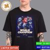 Max Verstappen Three-Time World Champion Official F1 Poster Premium Unisex T-Shirt