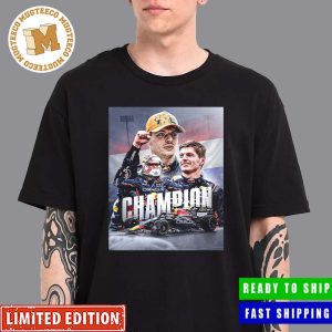 Max Verstappen Three Time World Champion Formular 1 Unisex T-Shirt
