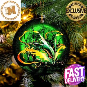 Mega X Rayquaza Moonlight Pokemon 2023 Holiday Christmas Decorations Ornament